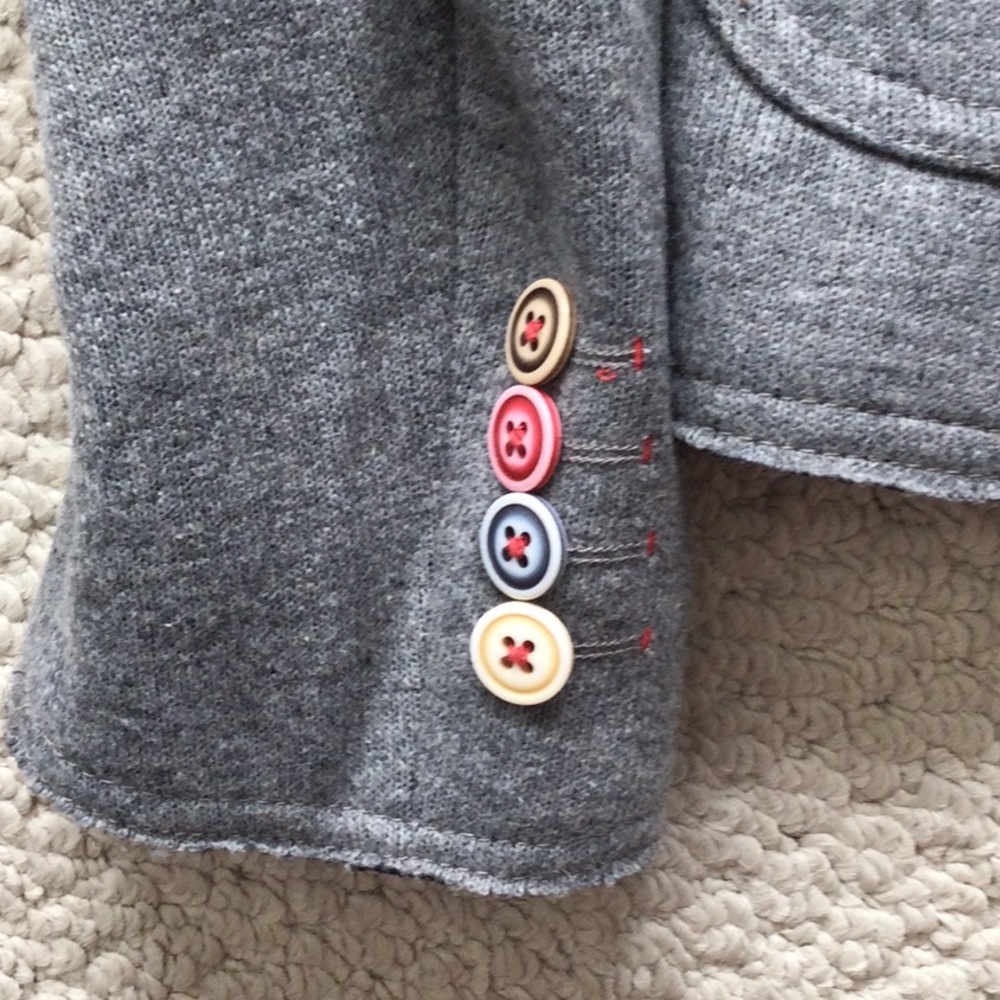 Manuel Ritz wool-blend blazer with unique details - Picture 2 of 8